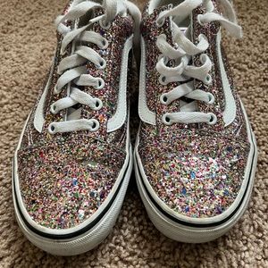 Ladies Glitter Vans